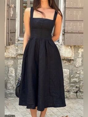 fuchsia linen somerset maxi dress Fuchsia Ruffle Side Slit Chiffon Maxi Dress main image 0